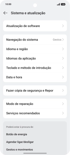 Prima Data e hora.