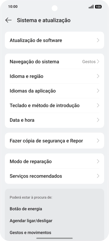 Prima Data e hora.