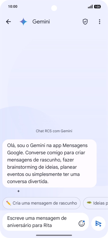 Escreva ou diga com as suas palavras qual o assunto que pretende usar.