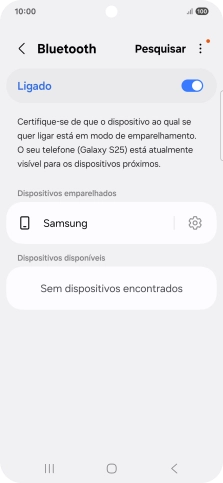 Prima a tecla de início para terminar e voltar ao ecrã inicial.