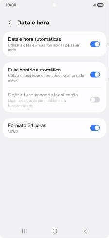 Prima a tecla de início para terminar e voltar ao ecrã inicial.
