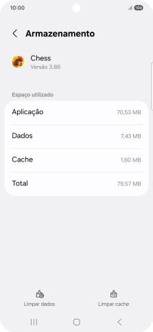 Prima Limpar cache.