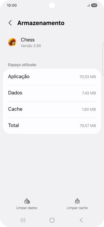 Prima Limpar cache.