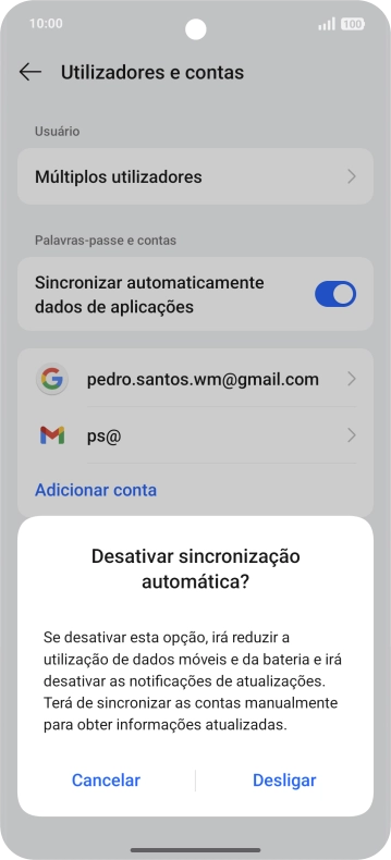 Prima Desligar.