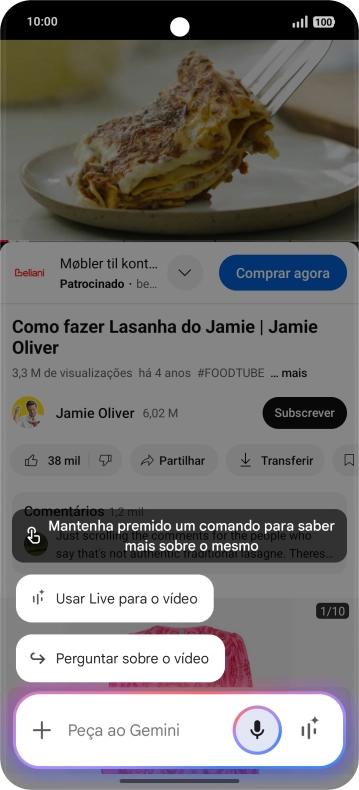 Prima Perguntar sobre o vídeo.