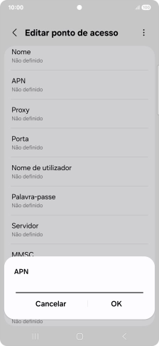 Introduza net2.vodafone.pt e prima OK.