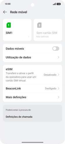 Prima eSIM.