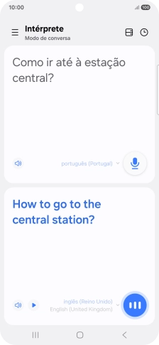 Siga as indicações no ecrã para escolher as definições pretendidas e utilizar a função.