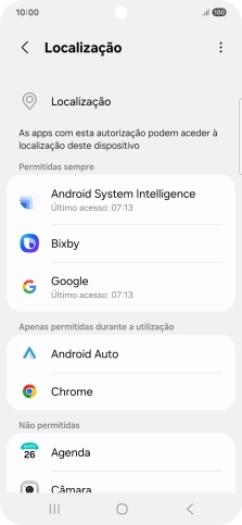Prima a app pretendida.
