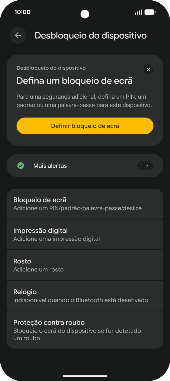 Para voltar ao ecrã inicial, deslize o dedo de baixo para cima a partir da base do ecrã.