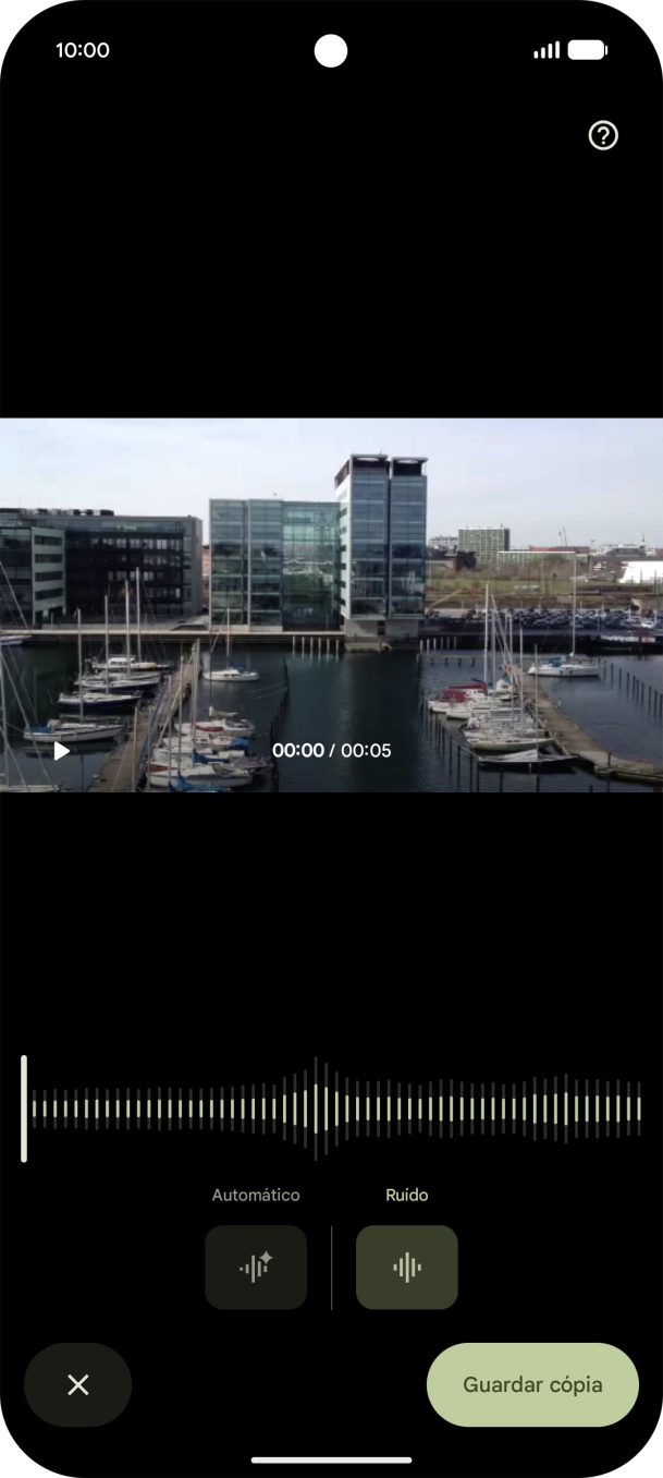 Prima Guardar cópia.