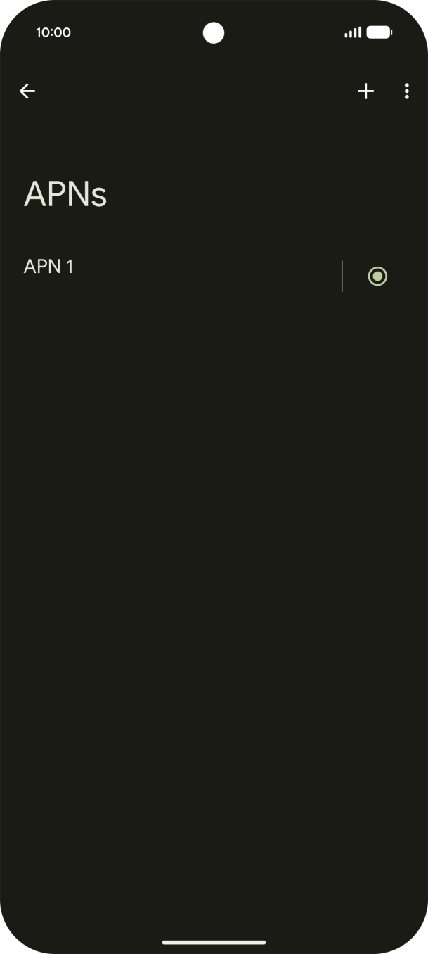 Prima o ícone de nova ligação de dados.