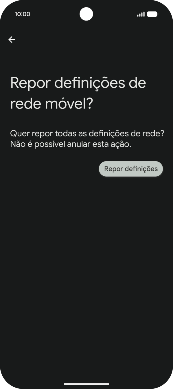 Prima Repor definições.