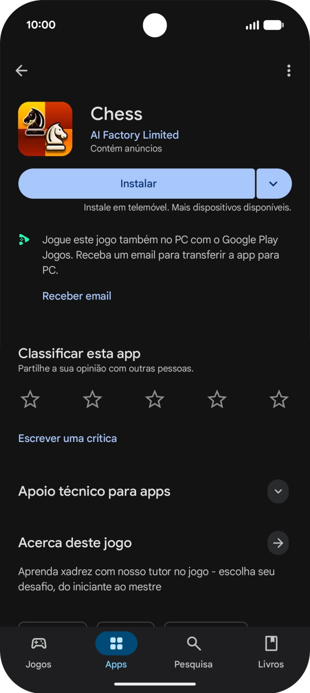 Para voltar ao ecrã inicial, deslize o dedo de baixo para cima a partir da base do ecrã.