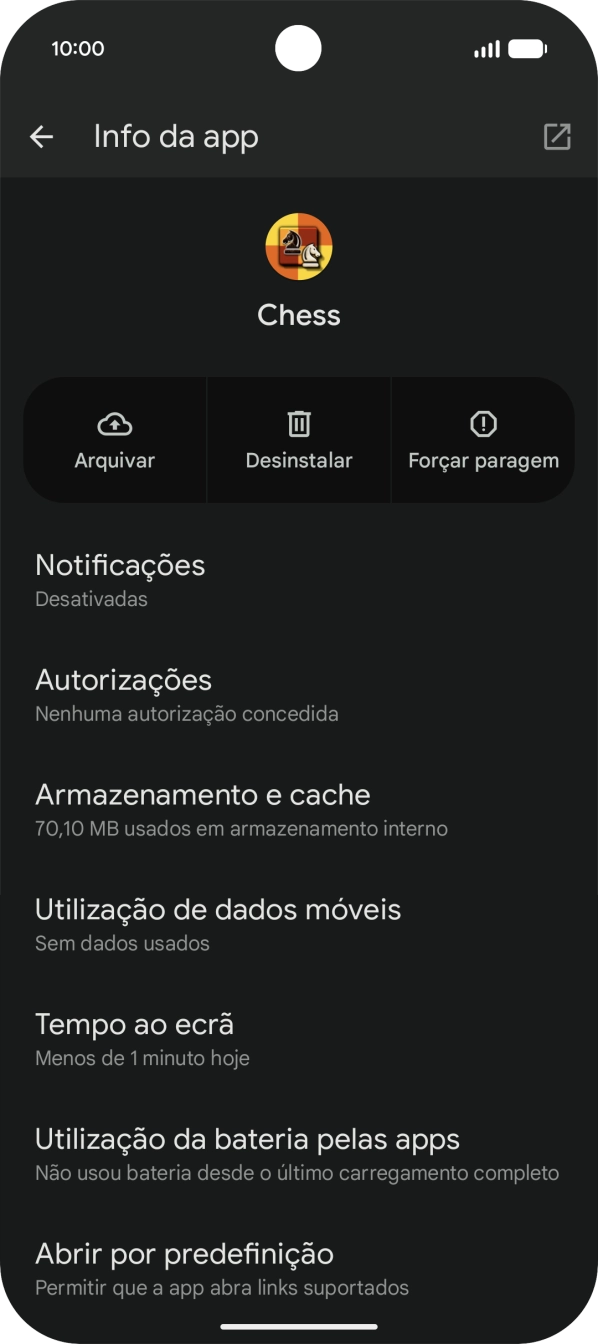 Prima Armazenamento e cache.