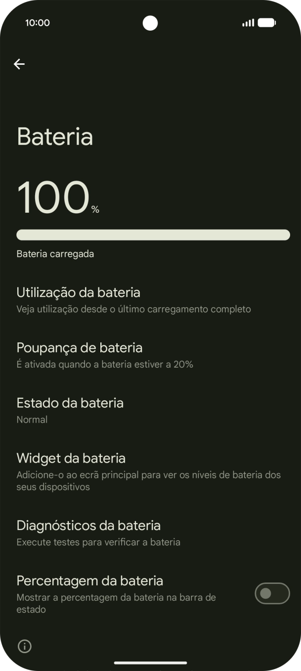 Prima Poupança de bateria.