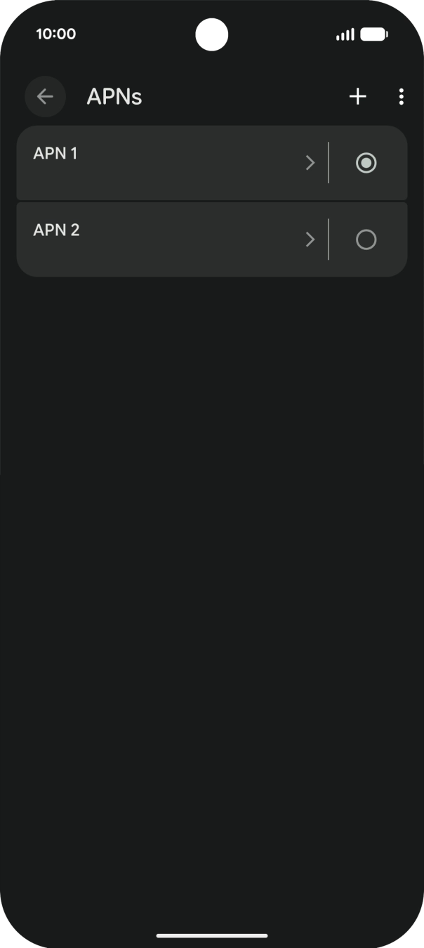 Prima o campo junto à ligação de dados para a ativar.