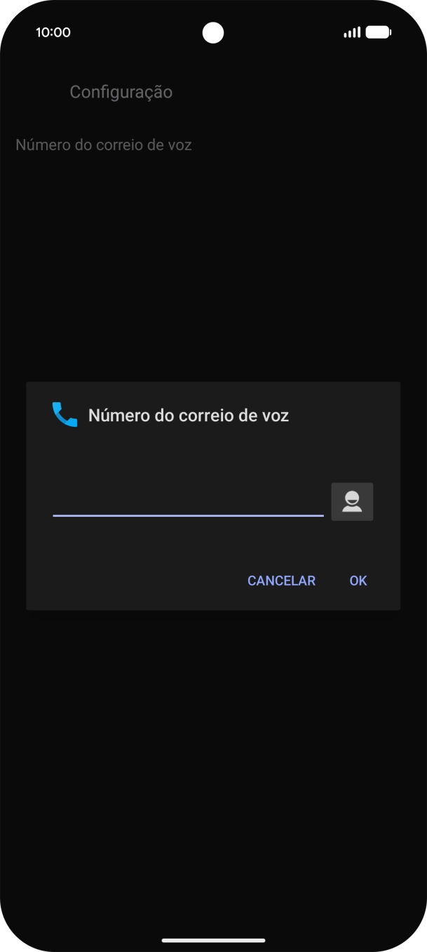Introduza 123 e prima OK.