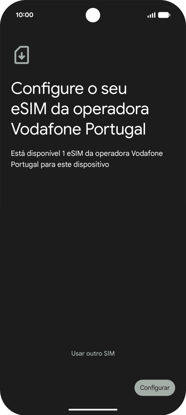 Prima Configurar.
