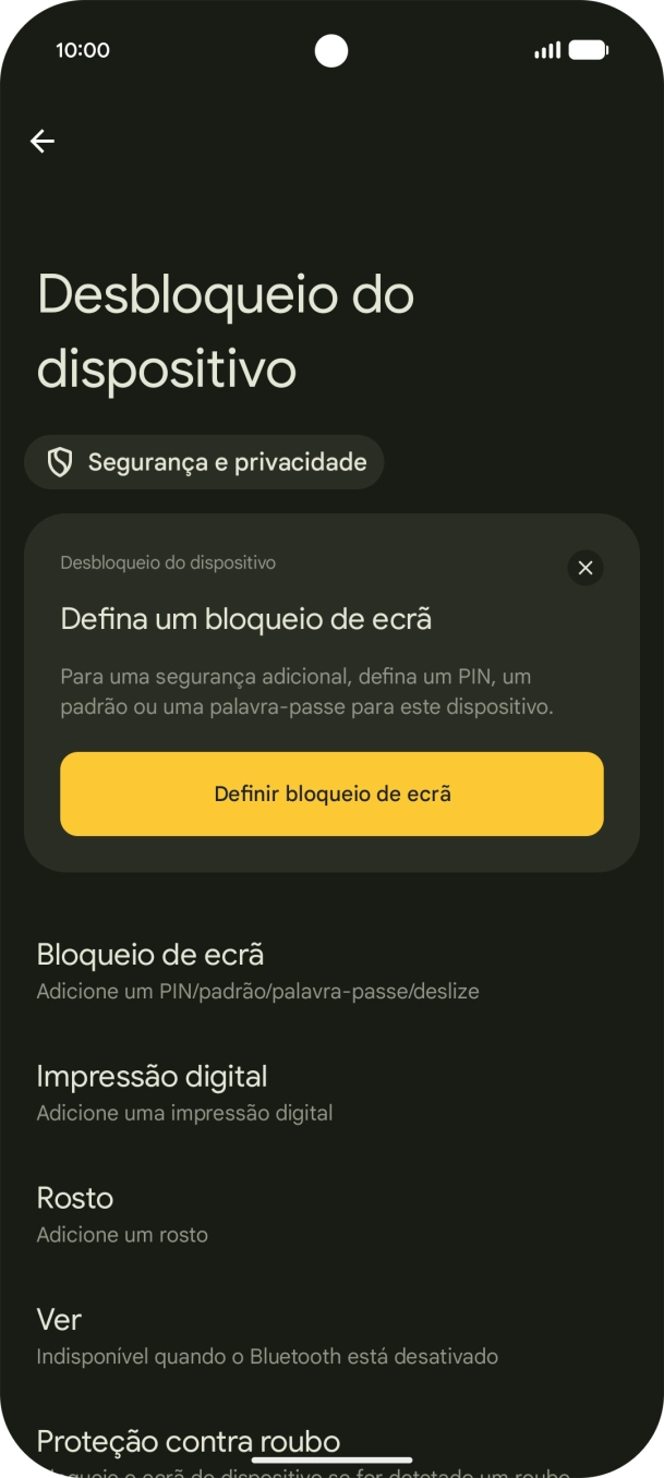 Para voltar ao ecrã inicial, deslize o dedo de baixo para cima a partir da base do ecrã.