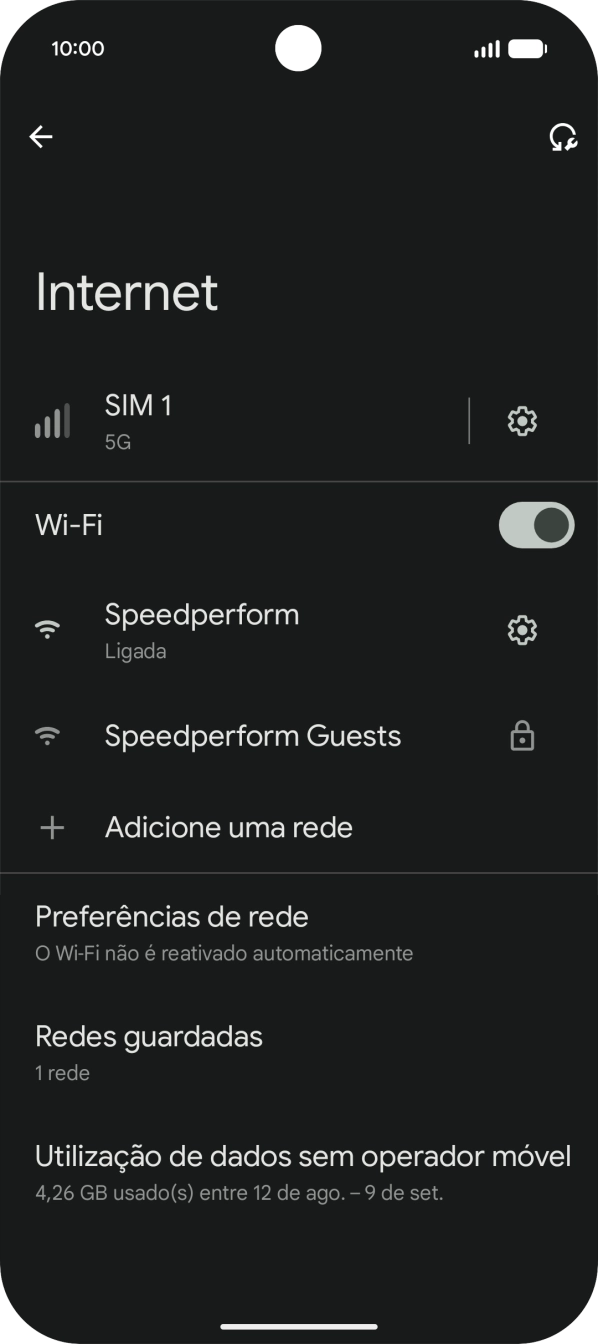 Para voltar ao ecrã inicial, deslize o dedo de baixo para cima a partir da base do ecrã.