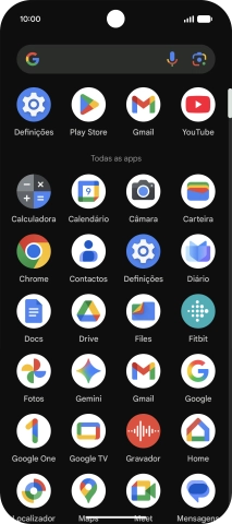 Prima Gemini. Se lhe for solicitado, deve seguir as indicações no ecrã para ativar a função.