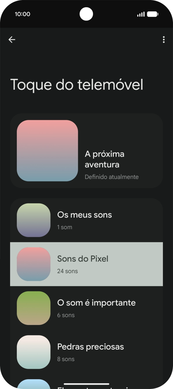 Prima a categoria pretendida.