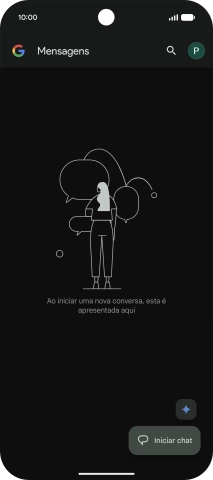Prima o ícone de perfil.