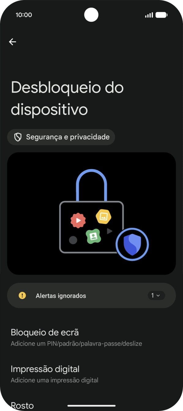 Para voltar ao ecrã inicial, deslize o dedo de baixo para cima a partir da base do ecrã.