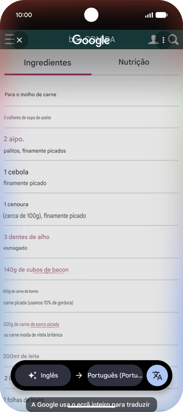 Siga as indicações no ecrã para escolher as definições pretendidas e utilizar a função.
