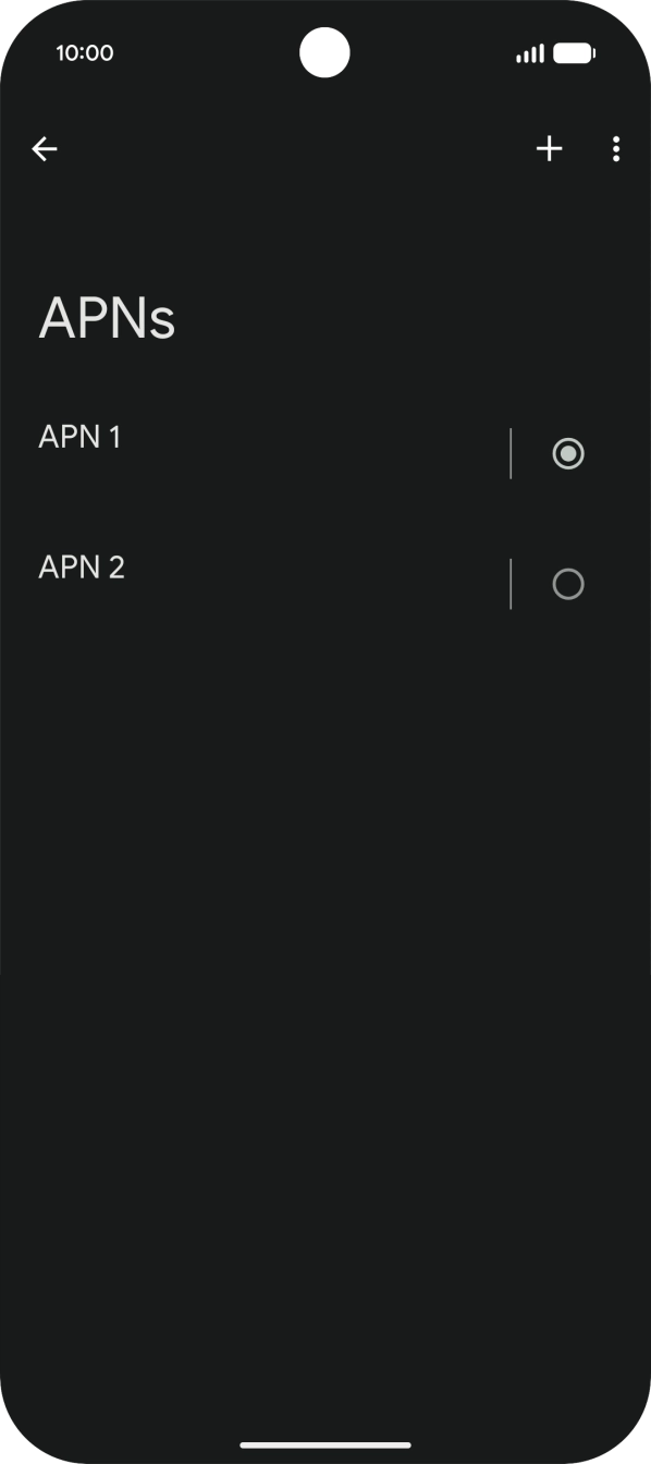 Prima o campo junto à ligação de dados para a ativar.