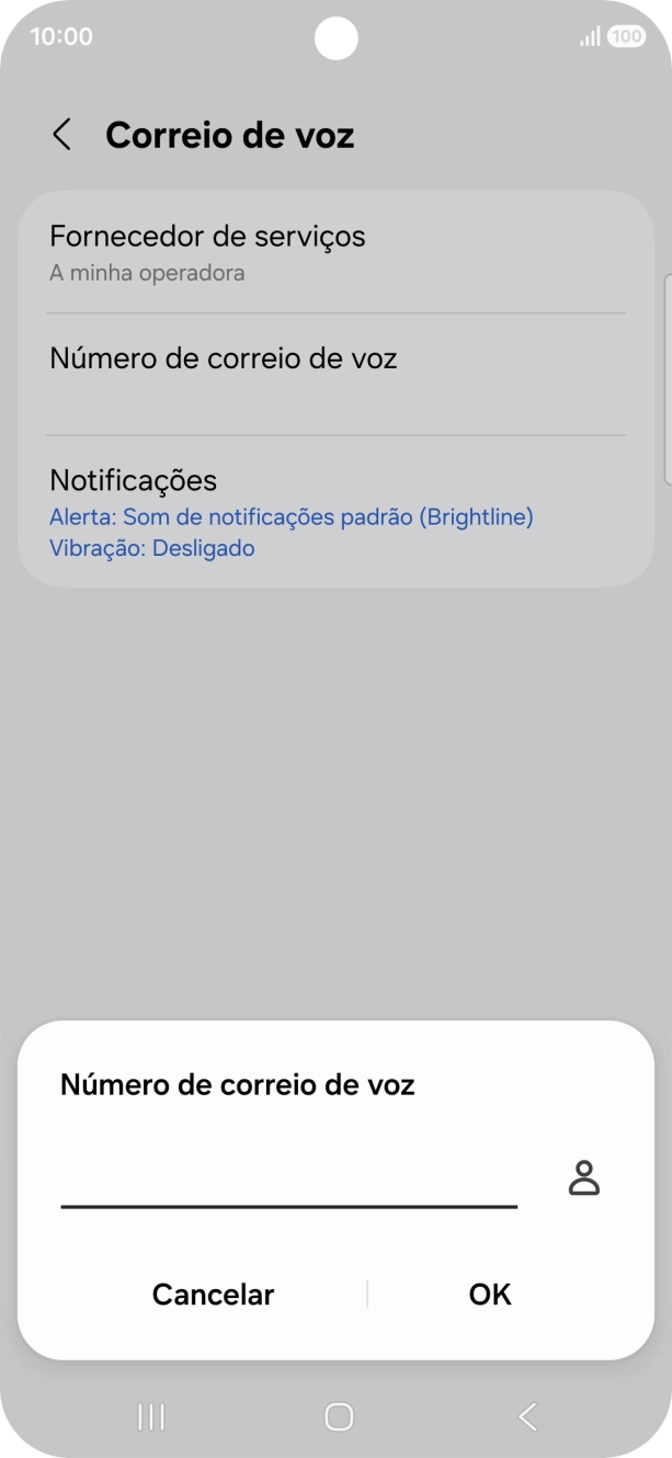 Introduza 123 e prima OK.