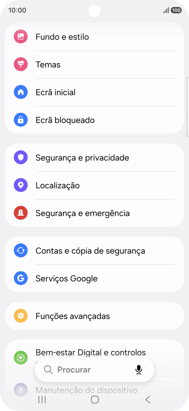 Prima Segurança e privacidade.
