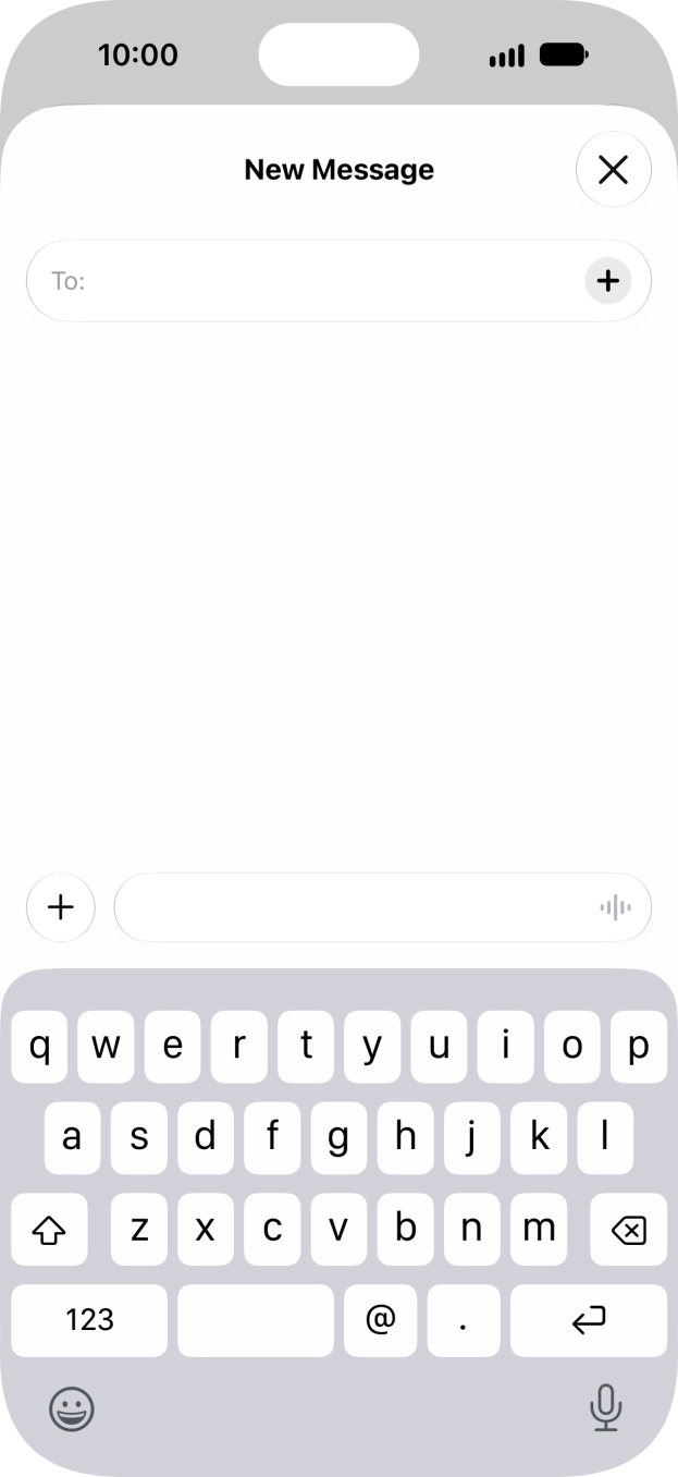 Press the add icon.