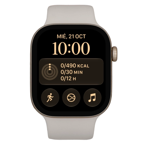 Imagen 1: Vista frontal del Apple Watch Series 12 - Gold
