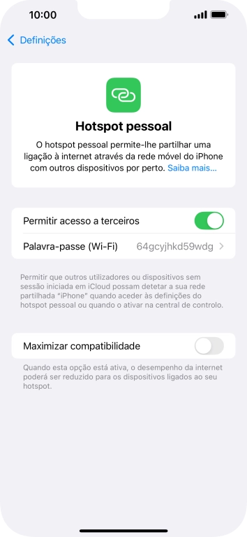 Para voltar ao ecrã inicial, deslize o dedo de baixo para cima a partir da base do ecrã.