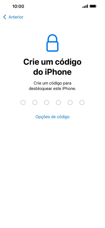 Prima Opções de código.