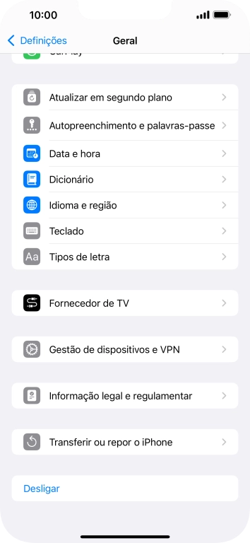 Prima Data e hora.