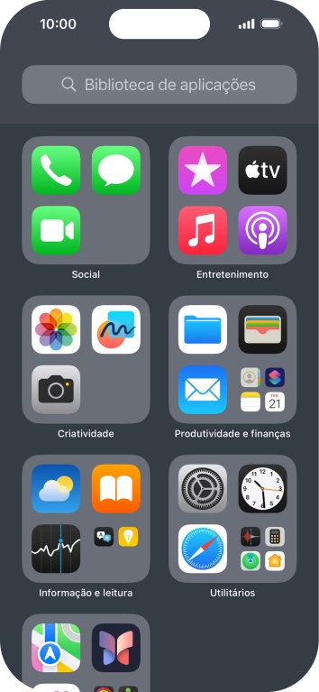 Prima a app pretendida.