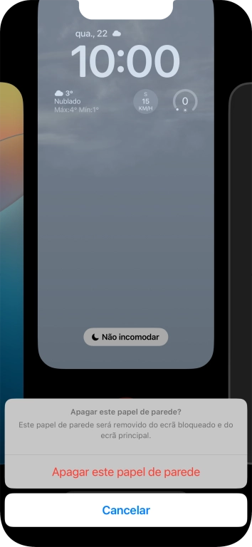 Prima Apagar este papel de parede.