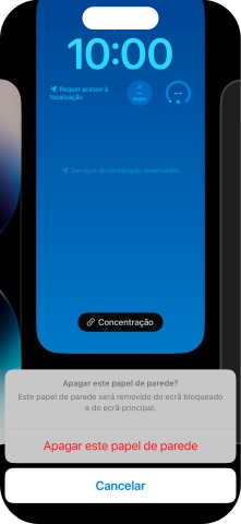Prima Apagar este papel de parede.