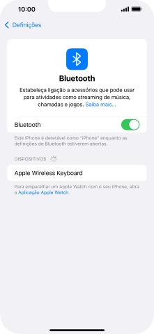 Prima o dispositivo Bluetooth pretendido e siga as indicações no ecrã para emparelhar o dispositivo pretendido com o telefone.