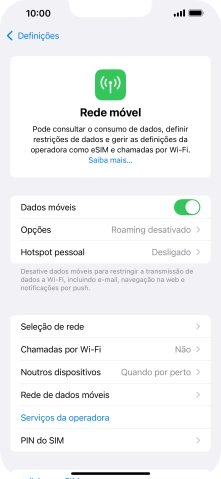 Prima PIN do SIM.