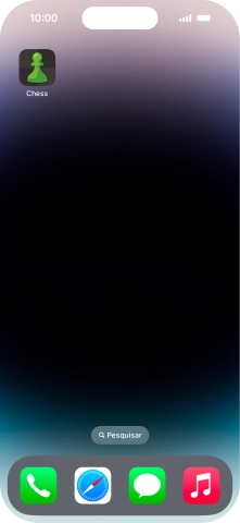 Mantenha premida por um momento a app pretendida.