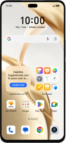 Imagen 1: Vista frontal del HONOR 200 Pro 5G - LightSkyBlue