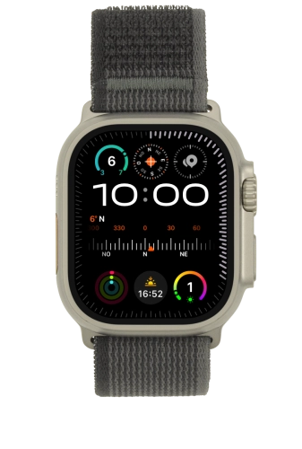 Imagen 1: Vista frontal del Apple Watch Ultra - DarkGray