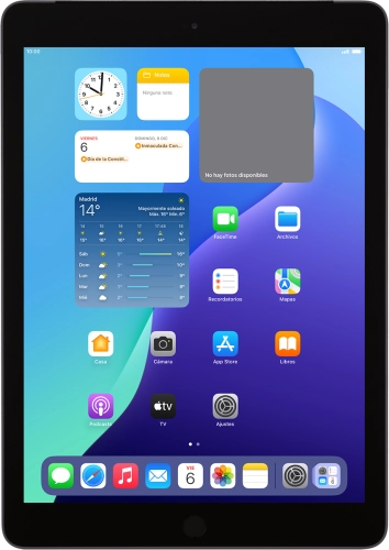 Imagen 1: Vista frontal del Apple iPad (9th Generation) - DarkGray