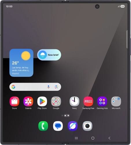Imagen 1: Vista frontal del Samsung Galaxy Z Fold7 - DarkGray