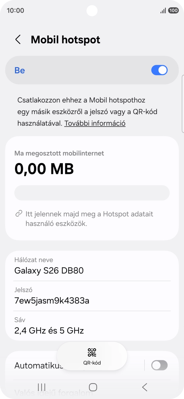 A befejezéshez, és ahhoz, hogy visszatérhess a főképernyőhöz, nyomd meg a főgombot.