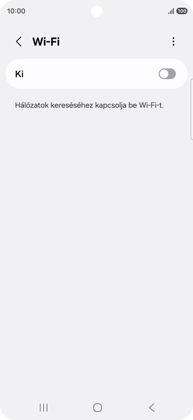 Kattints a csúszkára a funkció bekapcsolásához.